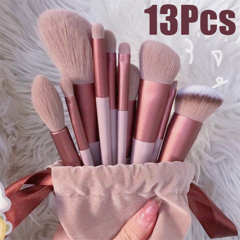 Beauty Bliss Makeup Brush Ensemble -13 Pcs