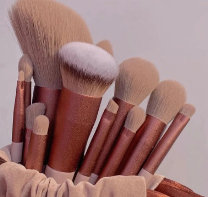 Beauty Bliss Makeup Brush Ensemble -13 Pcs