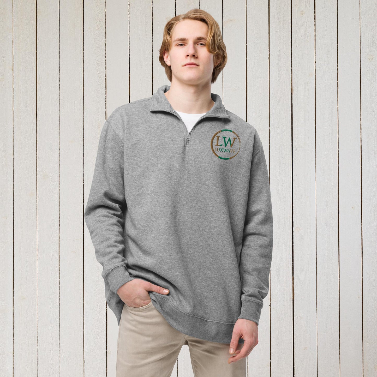 LuxWave Premium Unisex fleece pullover