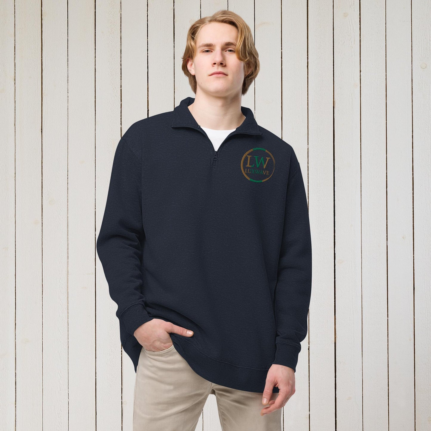LuxWave Premium Unisex fleece pullover